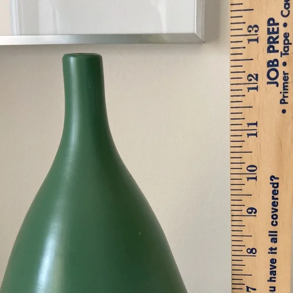 Jose Sosa Vintage 2003 Pottery Vase  Chulucanas PERU sea green serene earthy - Picture 6 of 15